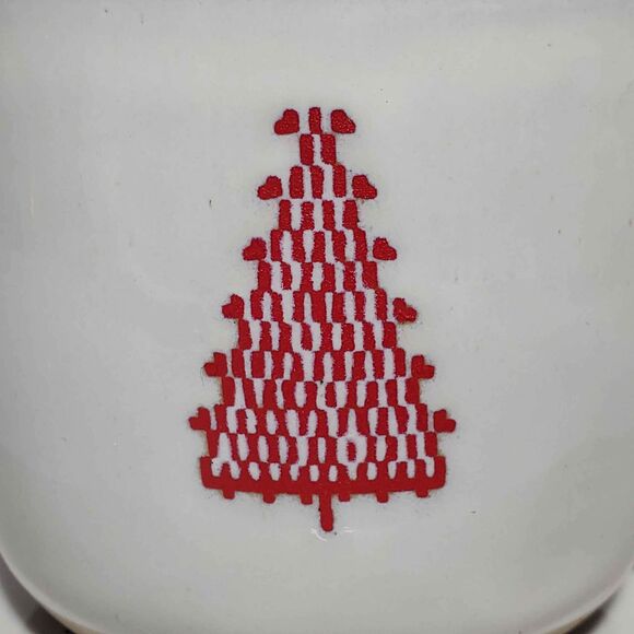 Hearth & Hand Mug and Plate Red Christmas Tree Stoneware - Picture 3 of 8